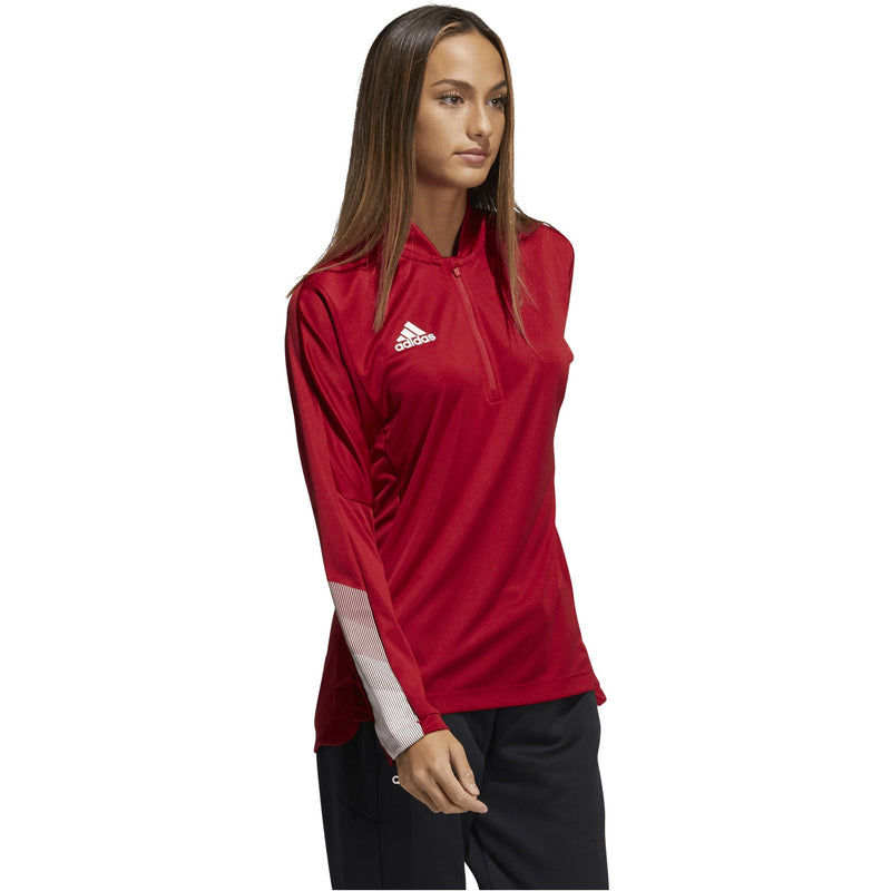 W Sideline 21 1/4 Zip LS Knit