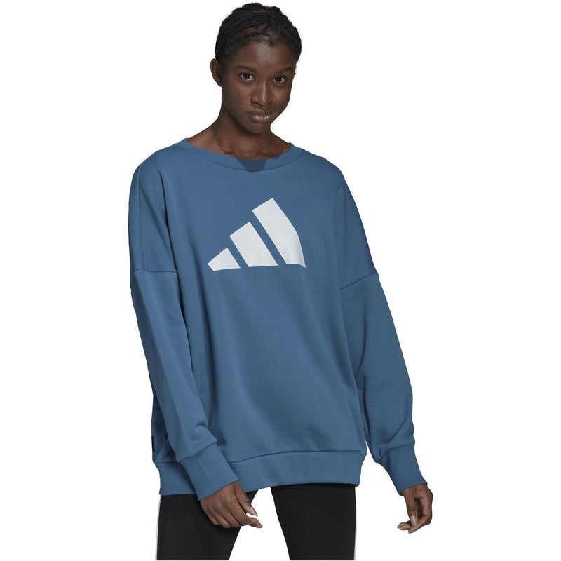 W Adidas Sportwear Three Bar Sweatshirt