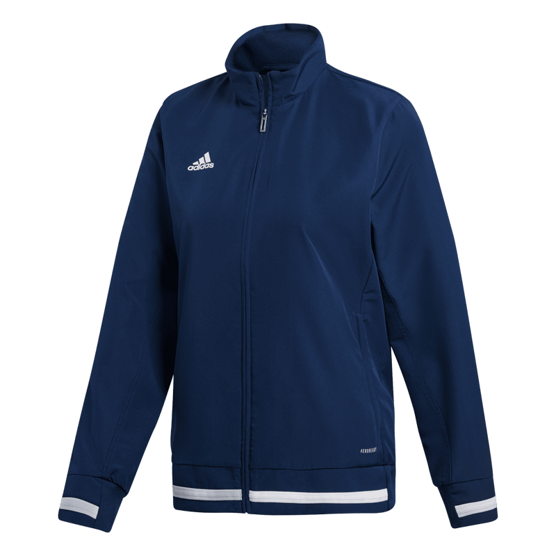 Adidas Ladies T19 Woven Jacket Multi Sport Dx7346 Grey White M Women s Size Medium